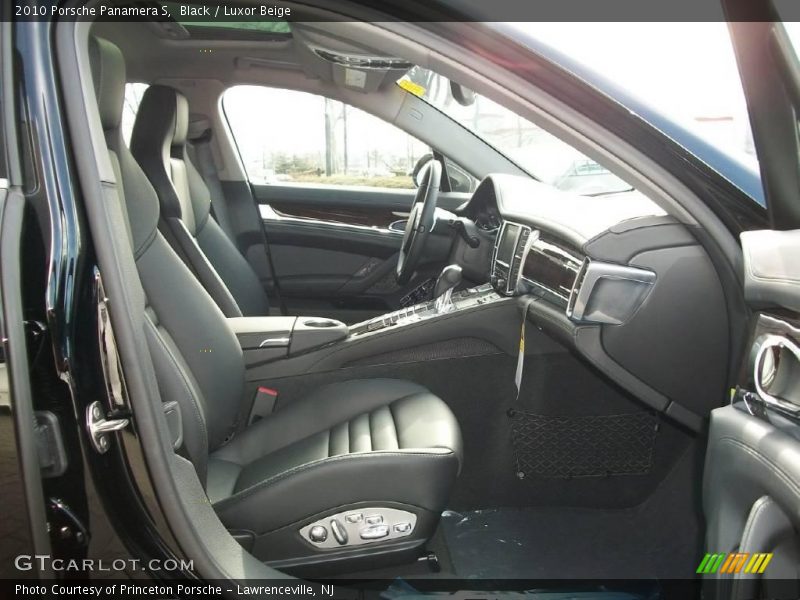 Black / Luxor Beige 2010 Porsche Panamera S