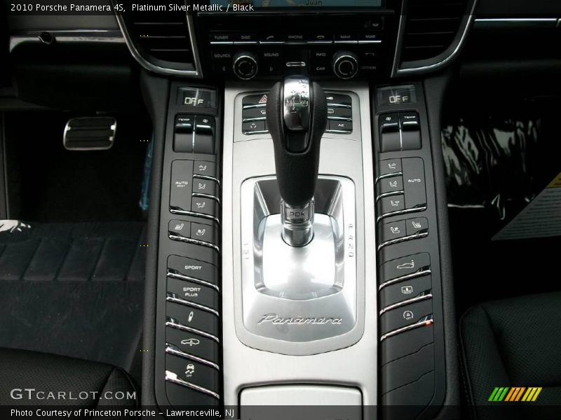 Platinum Silver Metallic / Black 2010 Porsche Panamera 4S