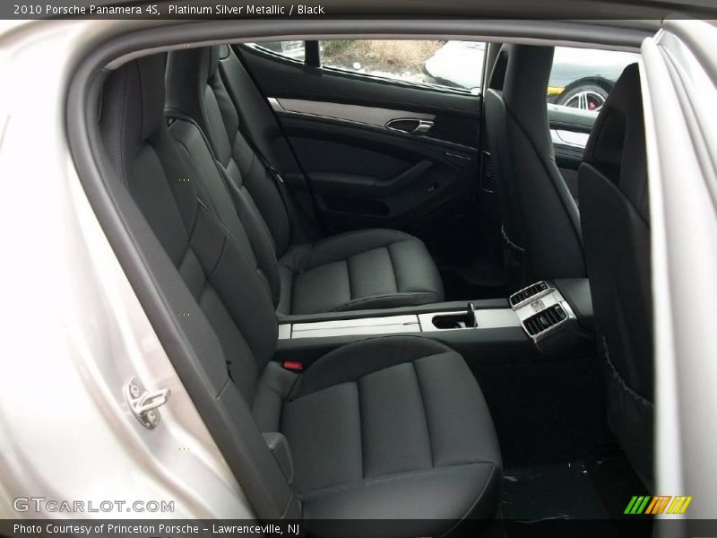 Platinum Silver Metallic / Black 2010 Porsche Panamera 4S