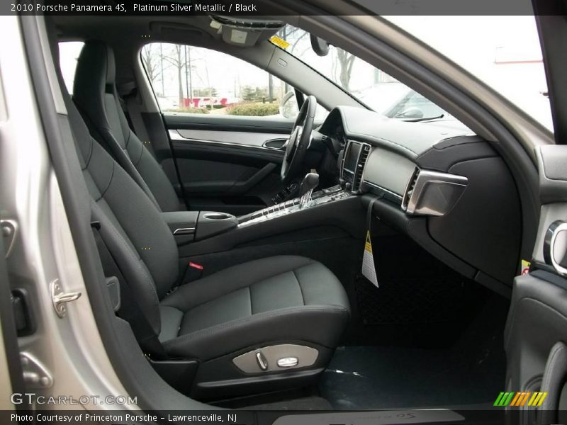 Platinum Silver Metallic / Black 2010 Porsche Panamera 4S