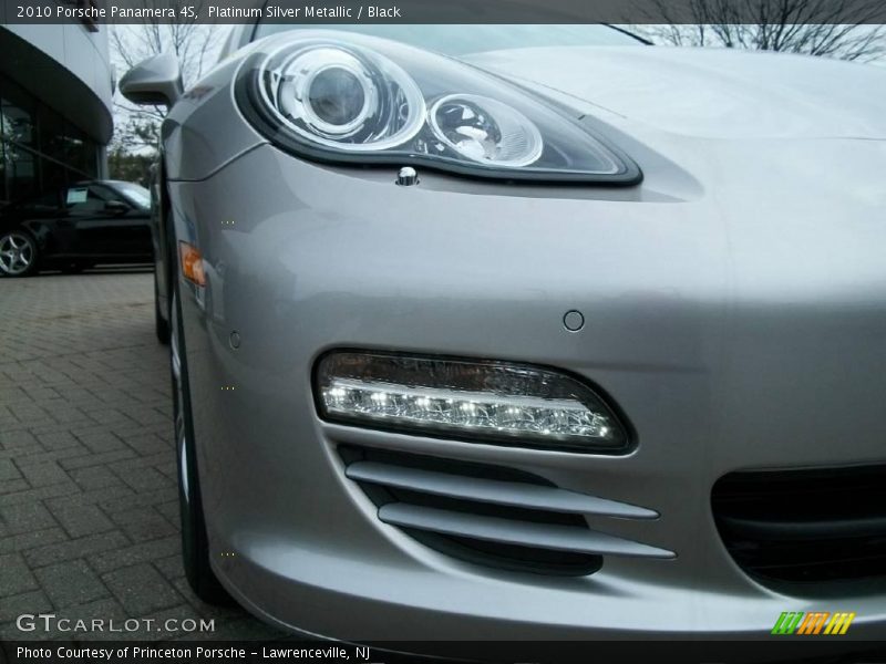 Platinum Silver Metallic / Black 2010 Porsche Panamera 4S