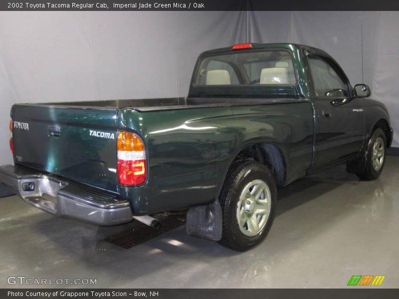 Imperial Jade Green Mica / Oak 2002 Toyota Tacoma Regular Cab