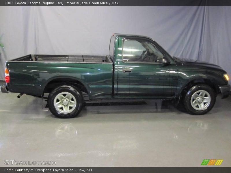 Imperial Jade Green Mica / Oak 2002 Toyota Tacoma Regular Cab