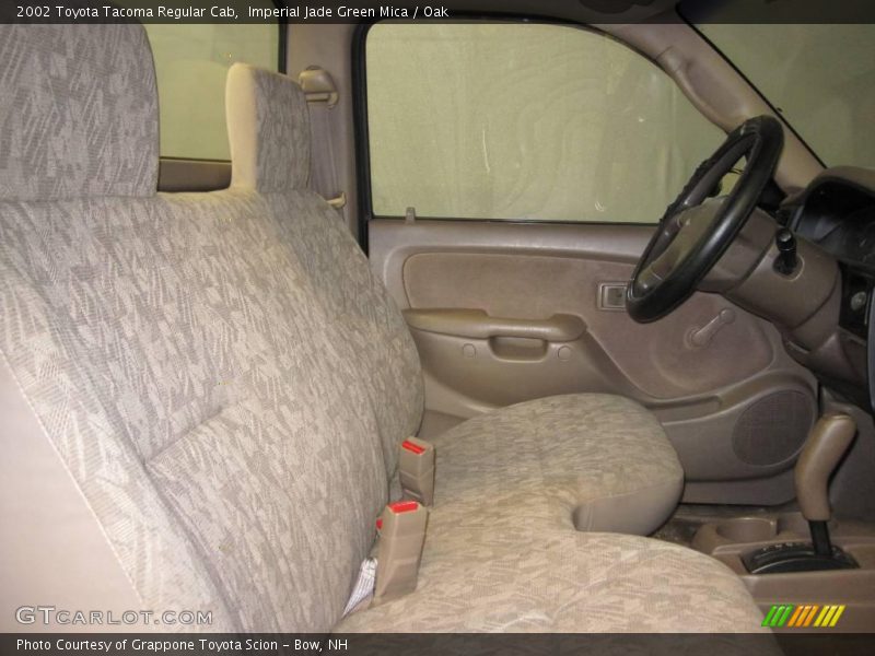 Imperial Jade Green Mica / Oak 2002 Toyota Tacoma Regular Cab
