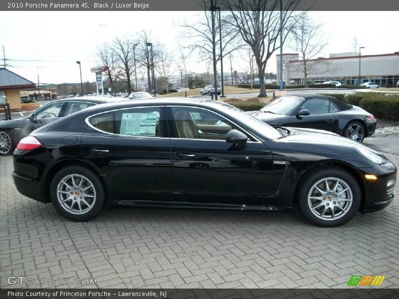 Black / Luxor Beige 2010 Porsche Panamera 4S