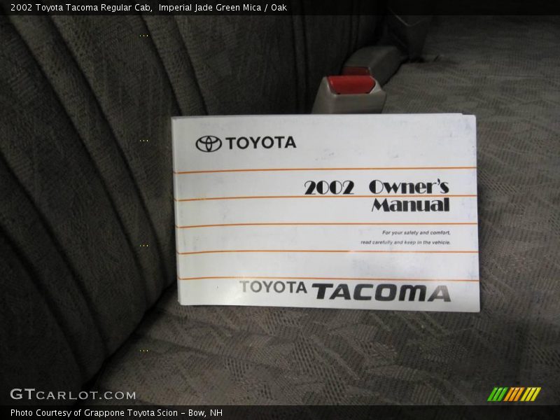 Imperial Jade Green Mica / Oak 2002 Toyota Tacoma Regular Cab