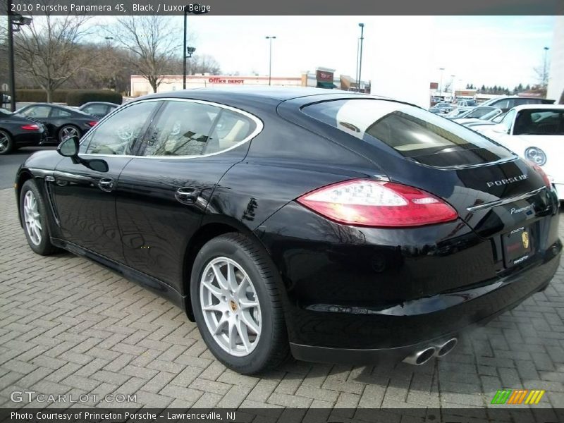 Black / Luxor Beige 2010 Porsche Panamera 4S