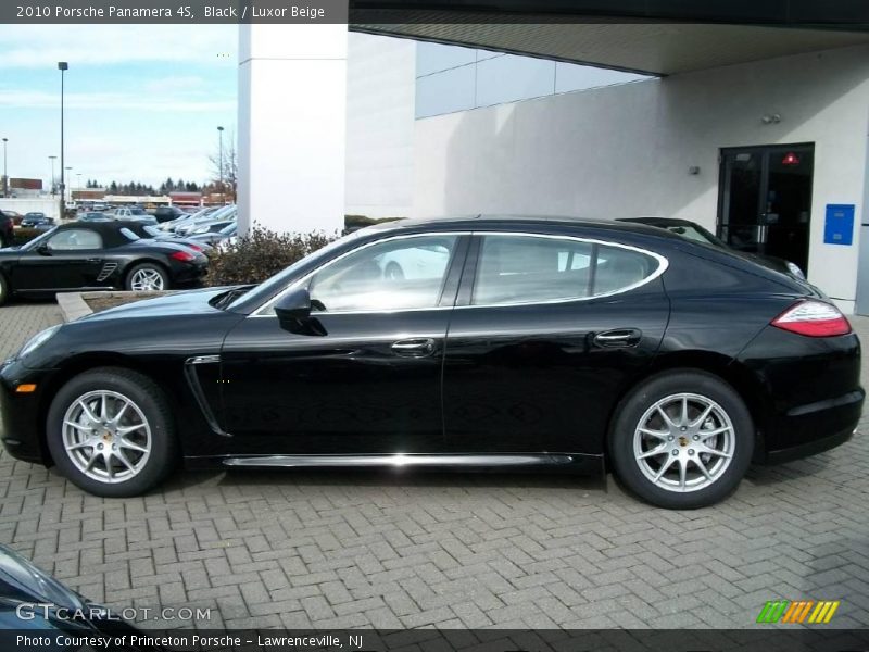 Black / Luxor Beige 2010 Porsche Panamera 4S