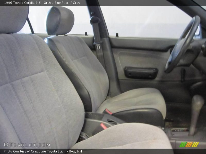 Orchid Blue Pearl / Gray 1996 Toyota Corolla 1.6