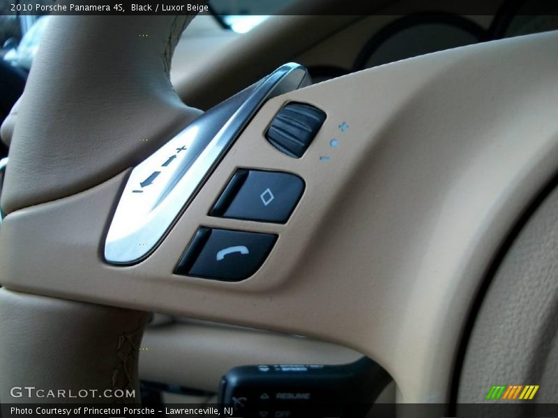Black / Luxor Beige 2010 Porsche Panamera 4S