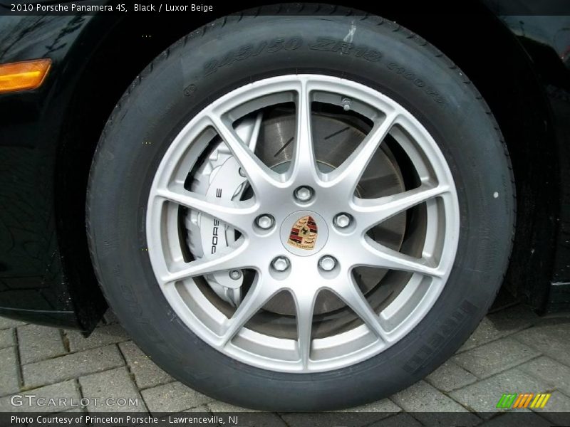 Black / Luxor Beige 2010 Porsche Panamera 4S