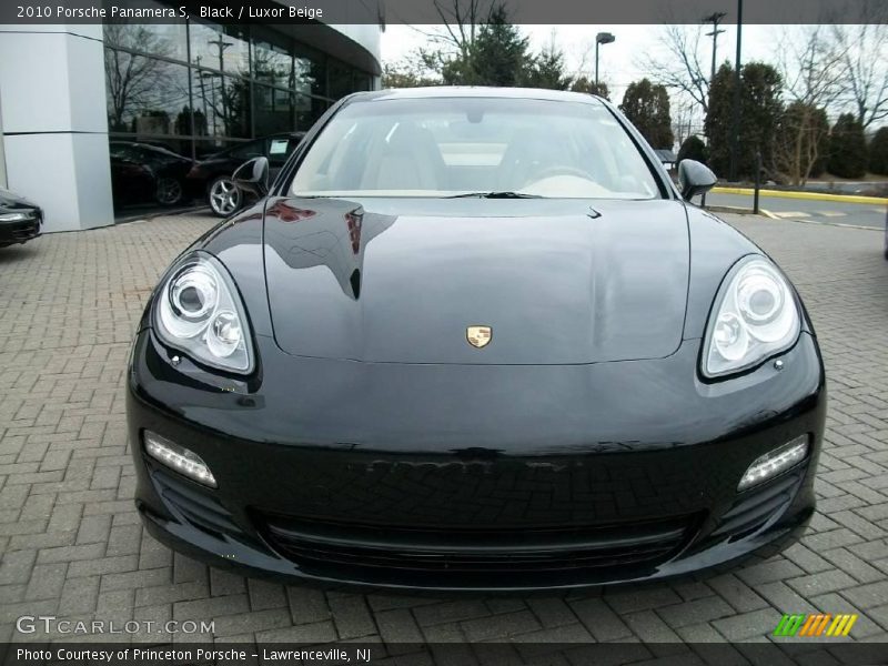 Black / Luxor Beige 2010 Porsche Panamera S