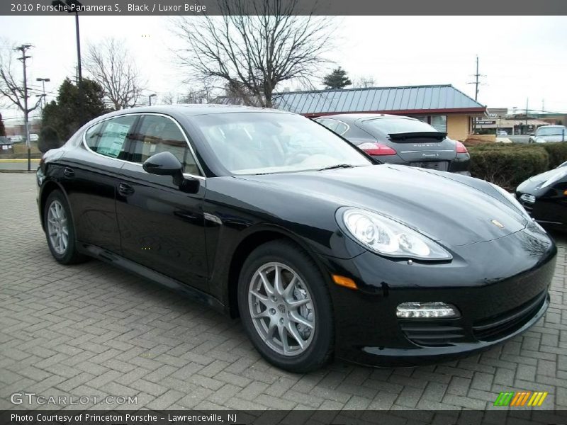 Black / Luxor Beige 2010 Porsche Panamera S