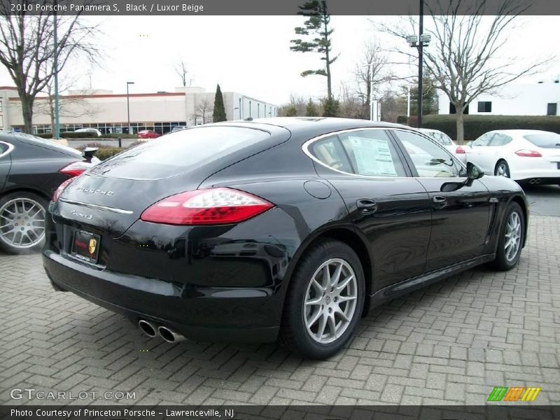 Black / Luxor Beige 2010 Porsche Panamera S