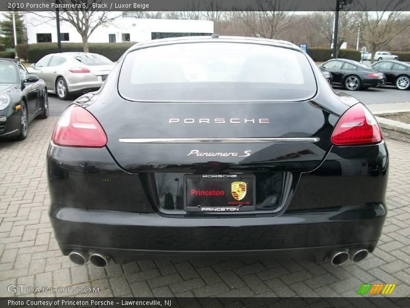 Black / Luxor Beige 2010 Porsche Panamera S