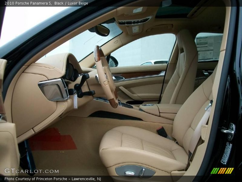 Black / Luxor Beige 2010 Porsche Panamera S