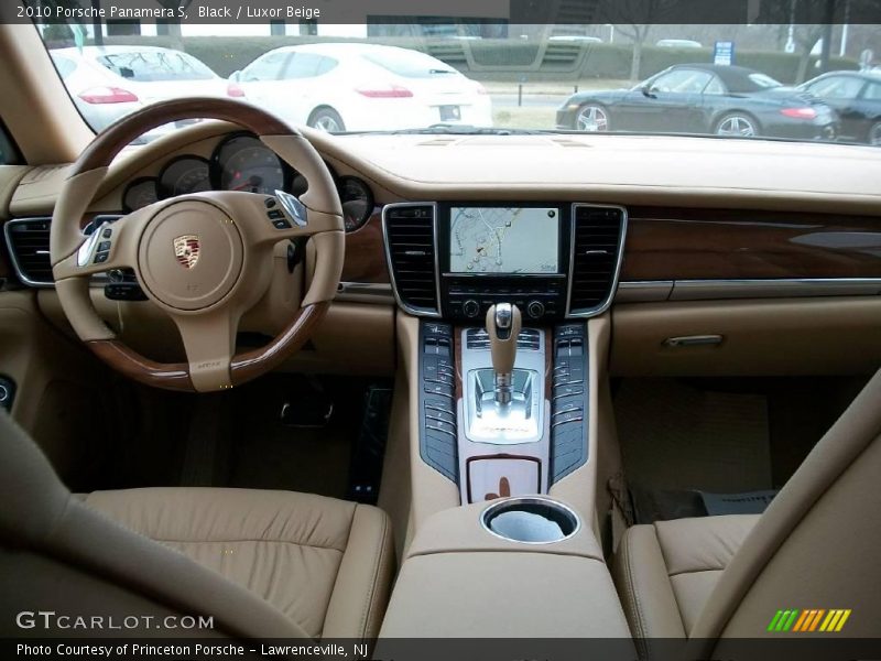 Black / Luxor Beige 2010 Porsche Panamera S