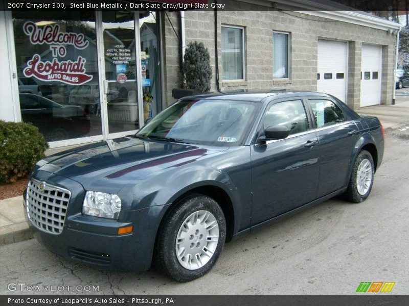 Steel Blue Metallic / Dark Slate Gray/Light Slate Gray 2007 Chrysler 300