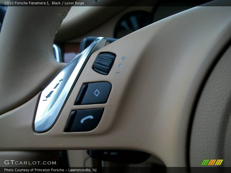 Black / Luxor Beige 2010 Porsche Panamera S