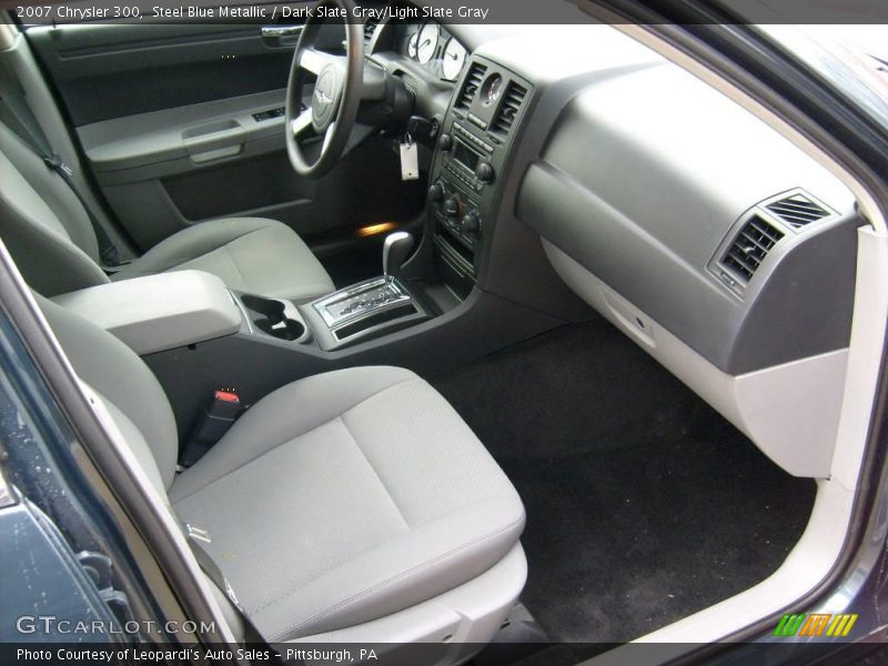 Steel Blue Metallic / Dark Slate Gray/Light Slate Gray 2007 Chrysler 300