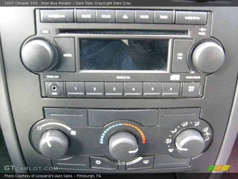 Steel Blue Metallic / Dark Slate Gray/Light Slate Gray 2007 Chrysler 300