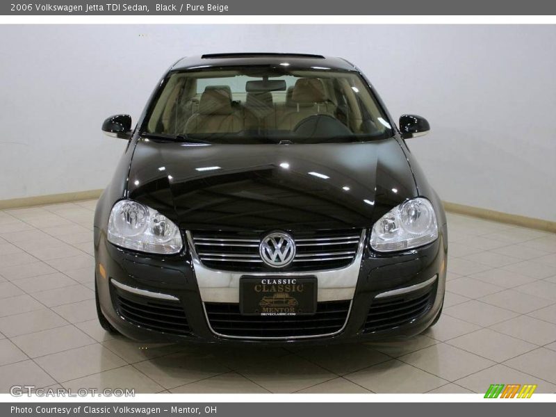 Black / Pure Beige 2006 Volkswagen Jetta TDI Sedan