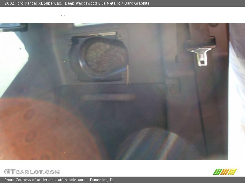 Deep Wedgewood Blue Metallic / Dark Graphite 2002 Ford Ranger XL SuperCab