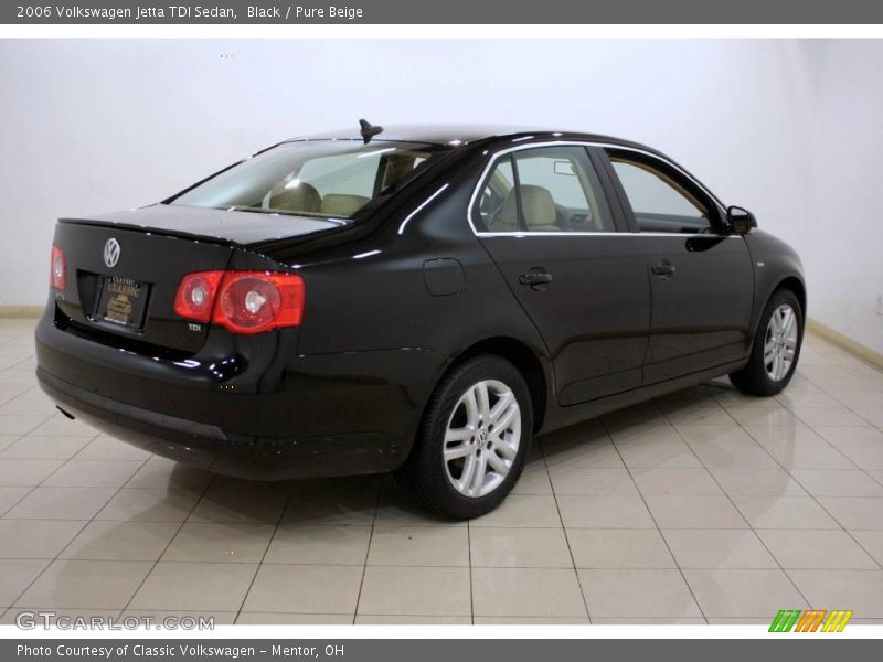 Black / Pure Beige 2006 Volkswagen Jetta TDI Sedan