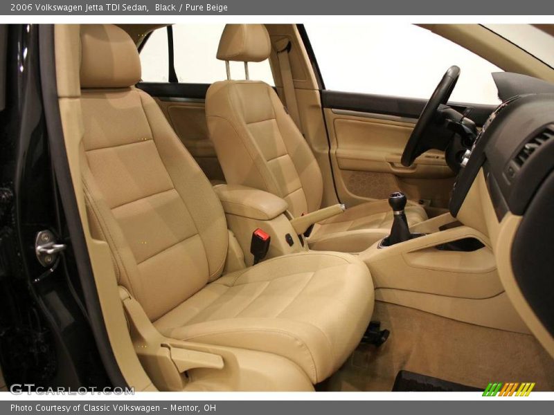 Black / Pure Beige 2006 Volkswagen Jetta TDI Sedan
