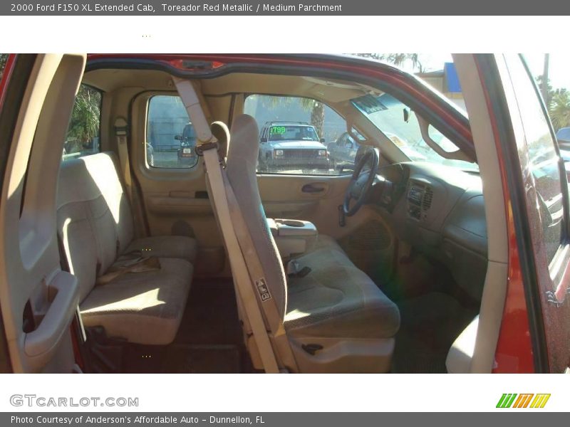 Toreador Red Metallic / Medium Parchment 2000 Ford F150 XL Extended Cab