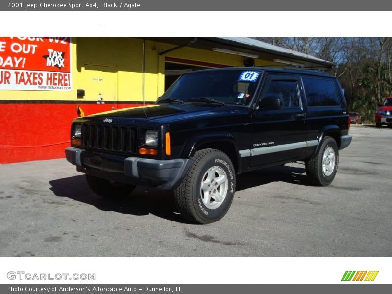 Black / Agate 2001 Jeep Cherokee Sport 4x4