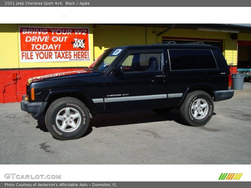 Black / Agate 2001 Jeep Cherokee Sport 4x4
