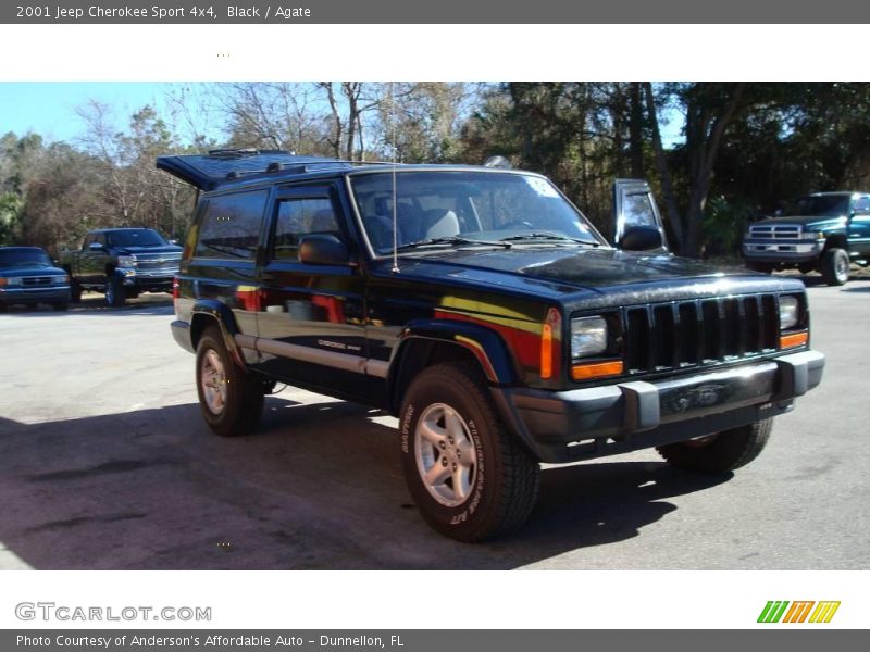 Black / Agate 2001 Jeep Cherokee Sport 4x4