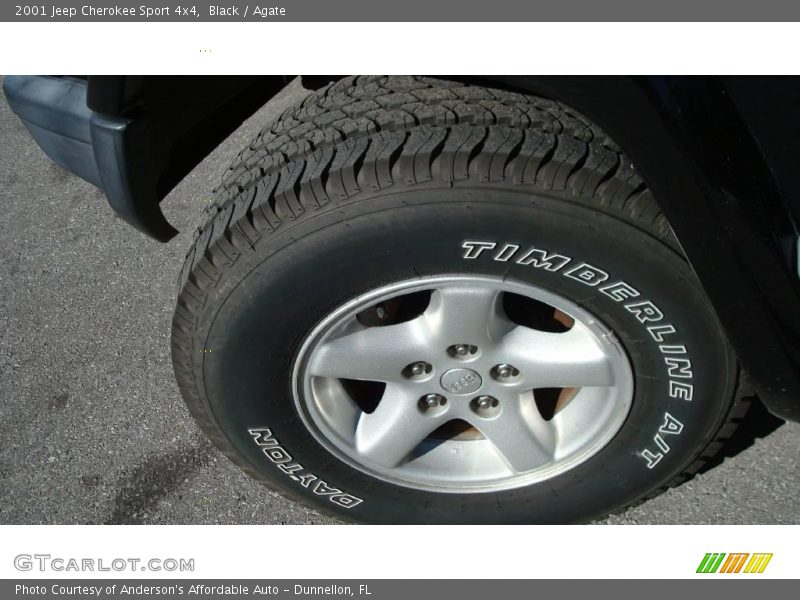 Black / Agate 2001 Jeep Cherokee Sport 4x4