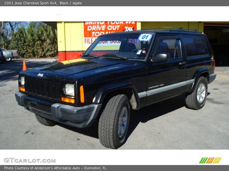 Black / Agate 2001 Jeep Cherokee Sport 4x4