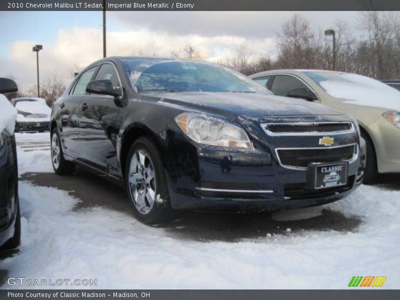 Imperial Blue Metallic / Ebony 2010 Chevrolet Malibu LT Sedan