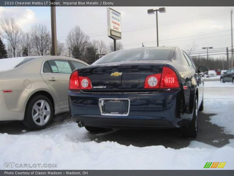 Imperial Blue Metallic / Ebony 2010 Chevrolet Malibu LT Sedan