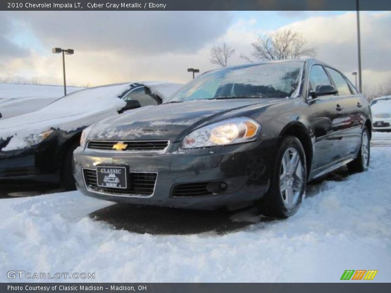 Cyber Gray Metallic / Ebony 2010 Chevrolet Impala LT
