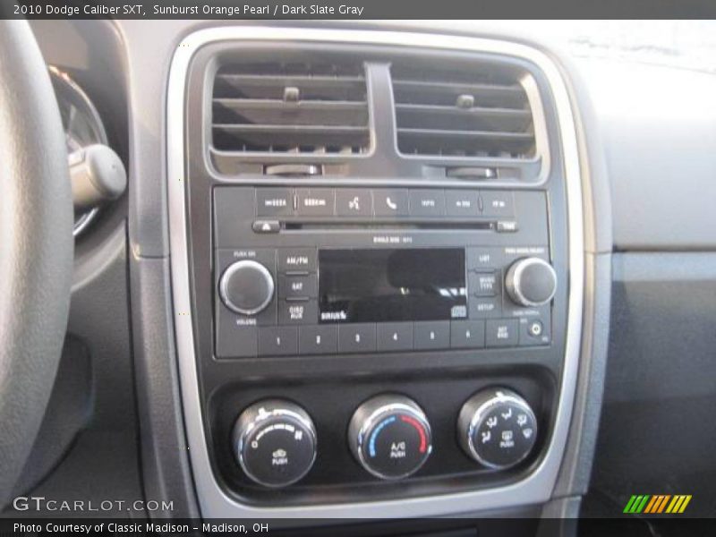 Sunburst Orange Pearl / Dark Slate Gray 2010 Dodge Caliber SXT