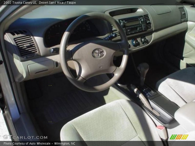 Desert Sand Mica / Taupe 2002 Toyota Camry LE