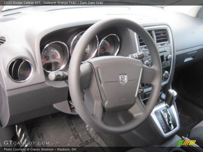 Sunburst Orange Pearl / Dark Slate Gray 2010 Dodge Caliber SXT