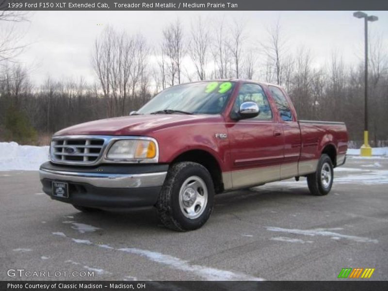 Toreador Red Metallic / Medium Prairie Tan 1999 Ford F150 XLT Extended Cab
