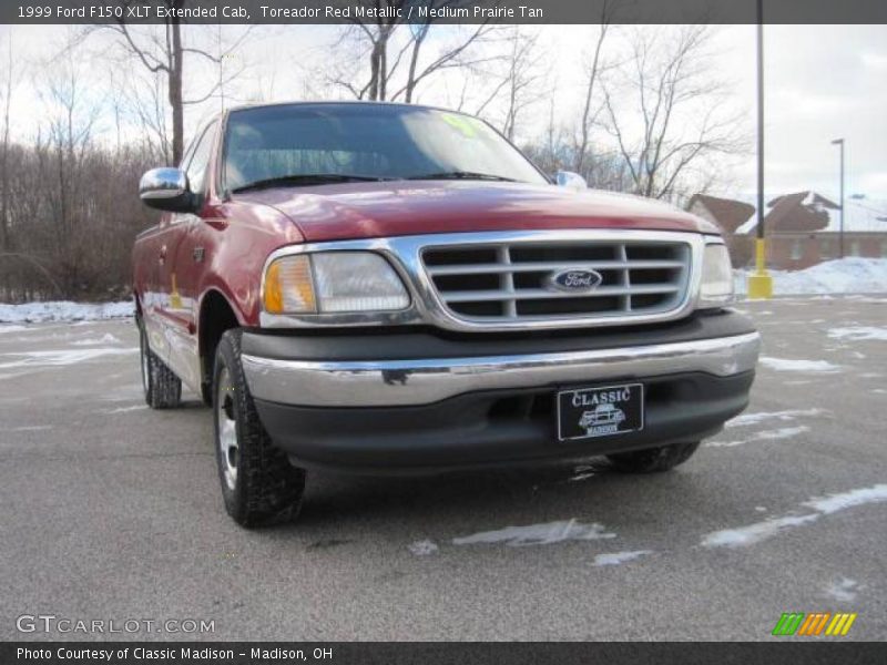 Toreador Red Metallic / Medium Prairie Tan 1999 Ford F150 XLT Extended Cab