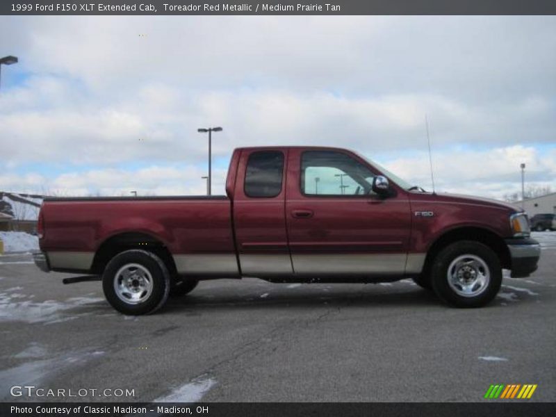 Toreador Red Metallic / Medium Prairie Tan 1999 Ford F150 XLT Extended Cab