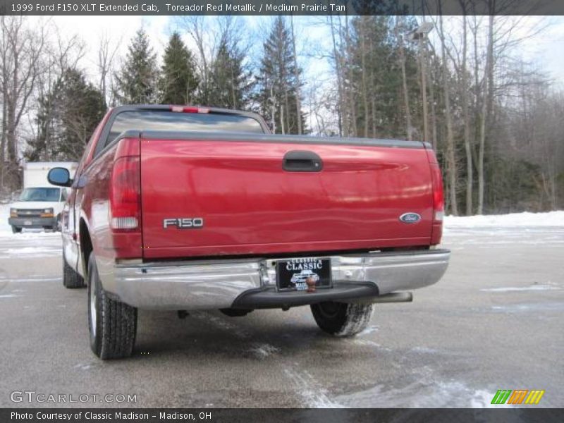 Toreador Red Metallic / Medium Prairie Tan 1999 Ford F150 XLT Extended Cab