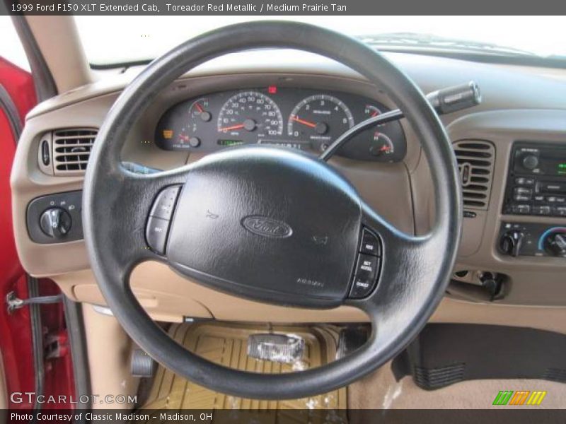 Toreador Red Metallic / Medium Prairie Tan 1999 Ford F150 XLT Extended Cab