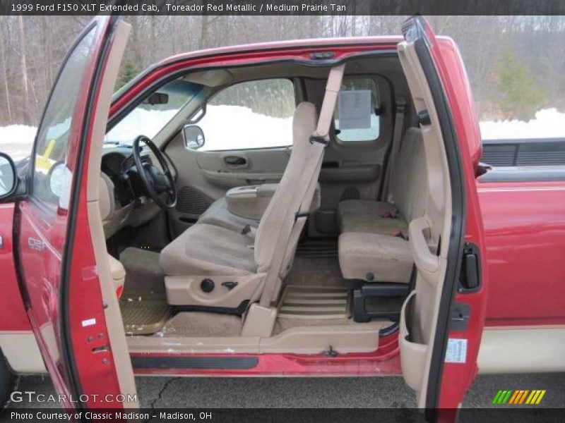 Toreador Red Metallic / Medium Prairie Tan 1999 Ford F150 XLT Extended Cab