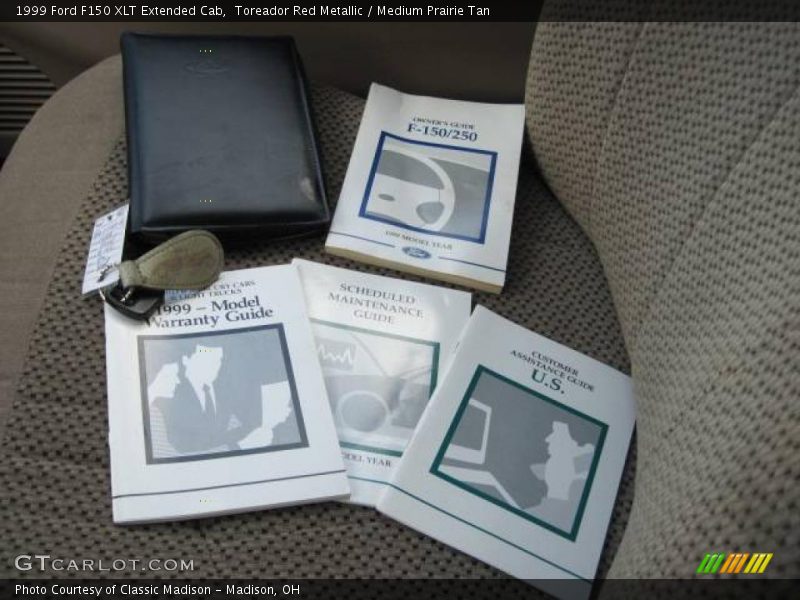 Toreador Red Metallic / Medium Prairie Tan 1999 Ford F150 XLT Extended Cab