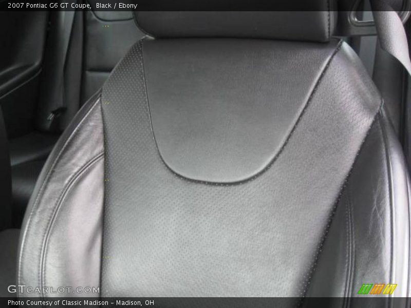 Black / Ebony 2007 Pontiac G6 GT Coupe