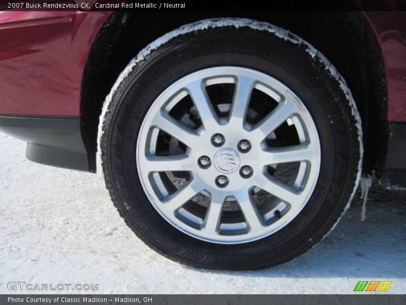 Cardinal Red Metallic / Neutral 2007 Buick Rendezvous CX